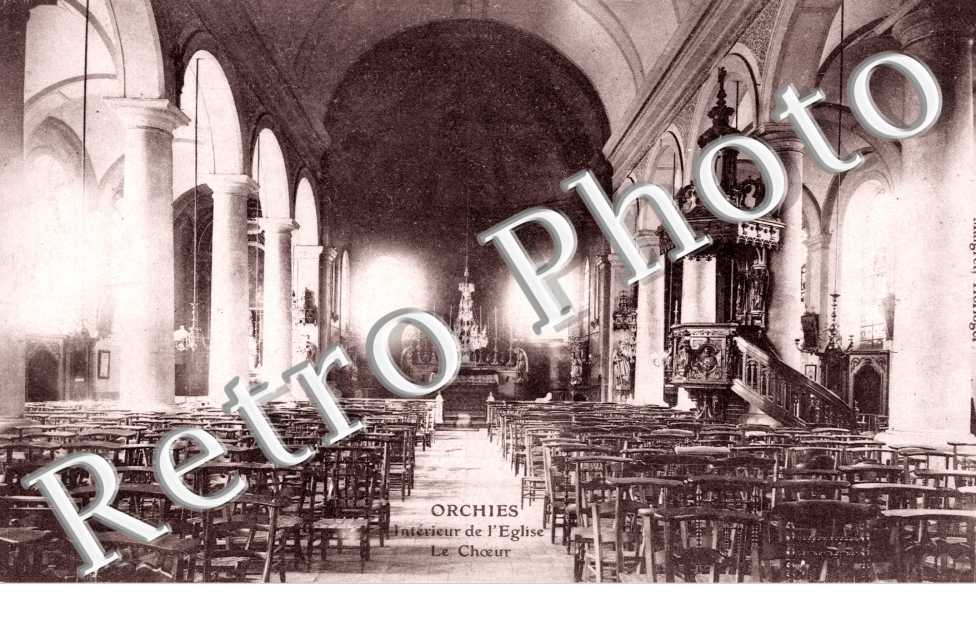 interieur de l'eglise, le choeur