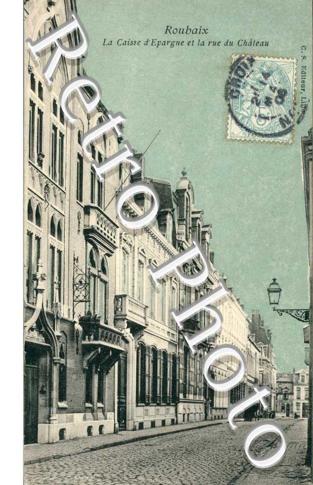 la Caisse d'Epargne et la Rue du Chateau