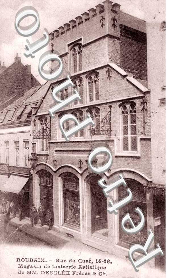 Rue du Curé, Magasin de Lustrerie Artistique de Madame Desclée Frères et Compagnie