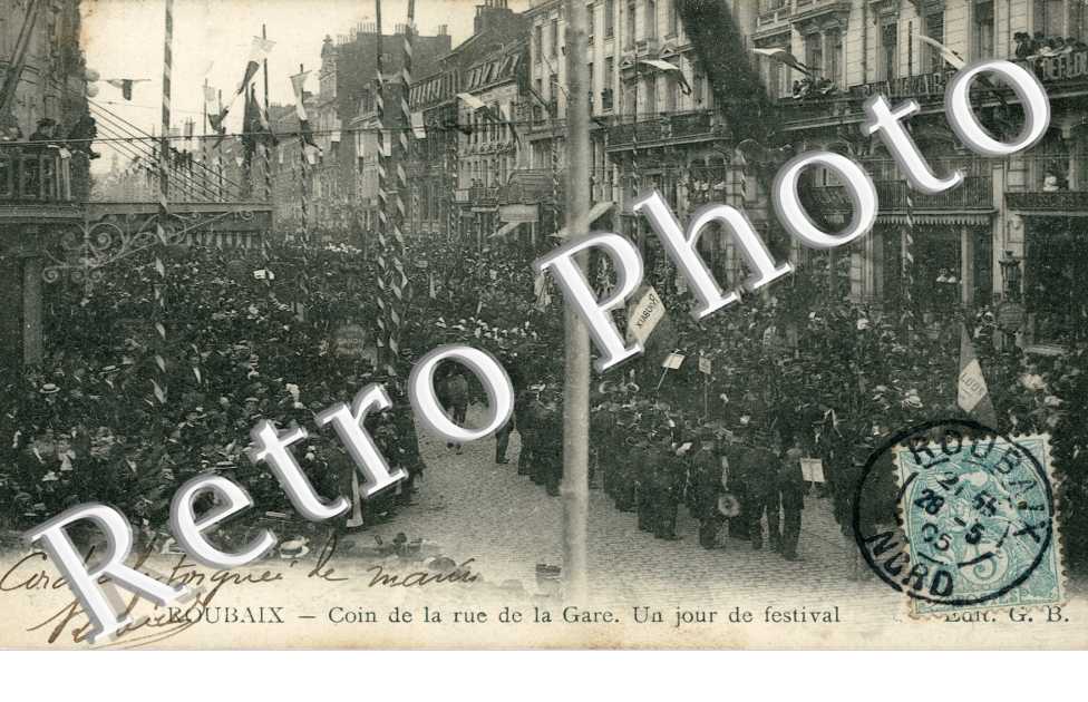 Coin de la Rue de la Gare, Un Jour de Festival