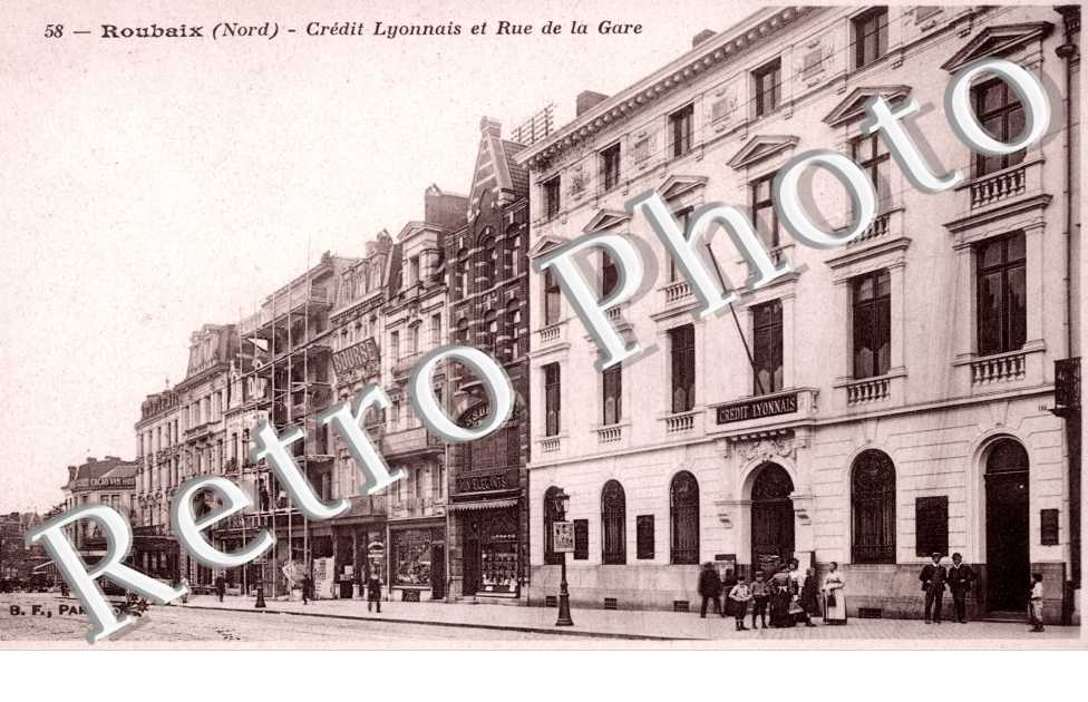Credit Lyonnais  LA RUE DE LA GARE