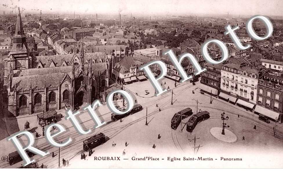 Grand'Place, Eglise Saint Martin, Panorama