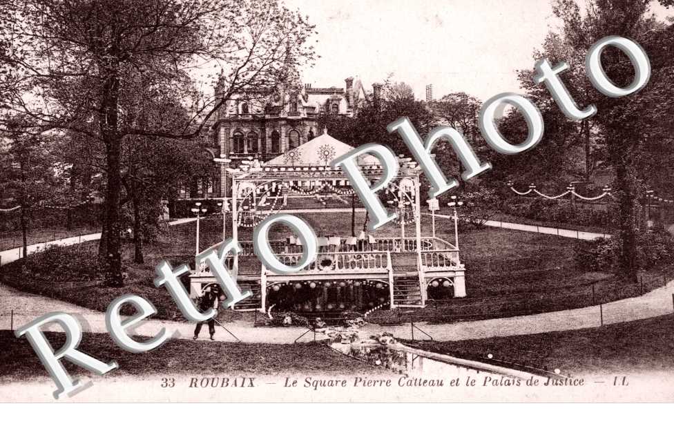 Square Pierre Catteau et le Palais de Justice