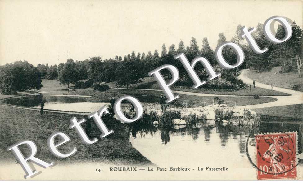 parc Barbieux - la passerelle