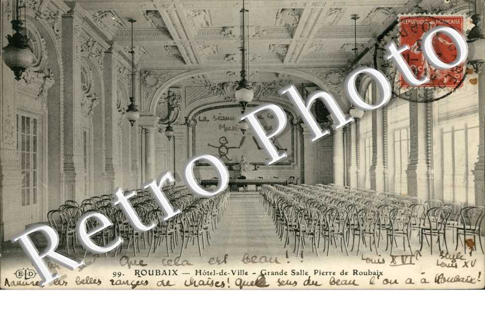 Hotel-de-Ville, Grande Salle, Pierre de Roubaix