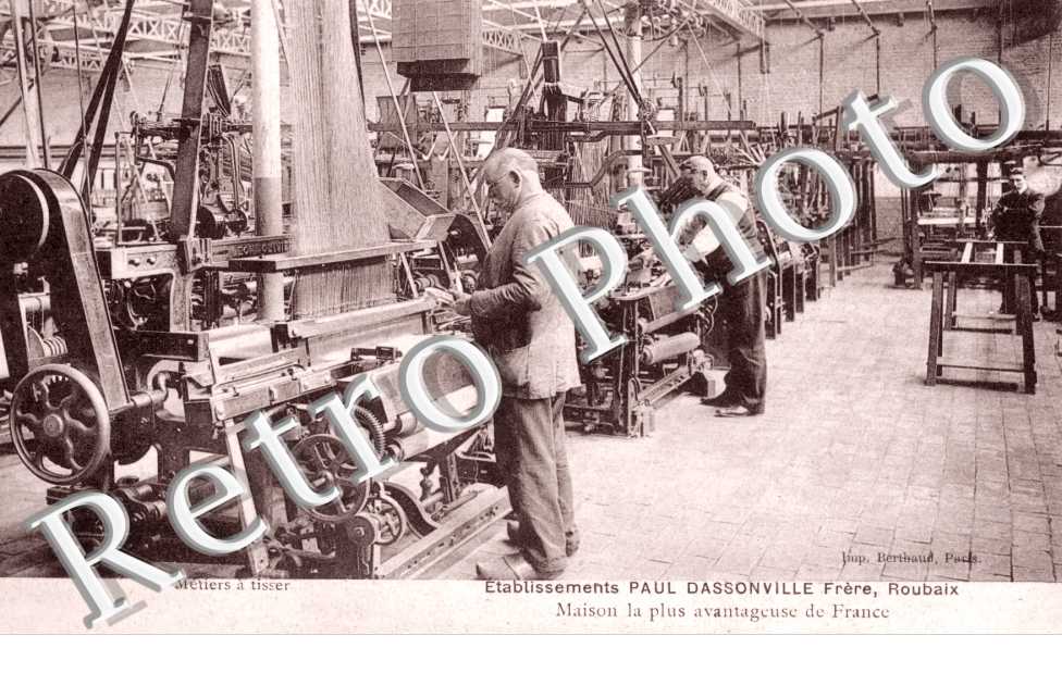 Metier a tisser - Etablissements Paul Dassonville frere