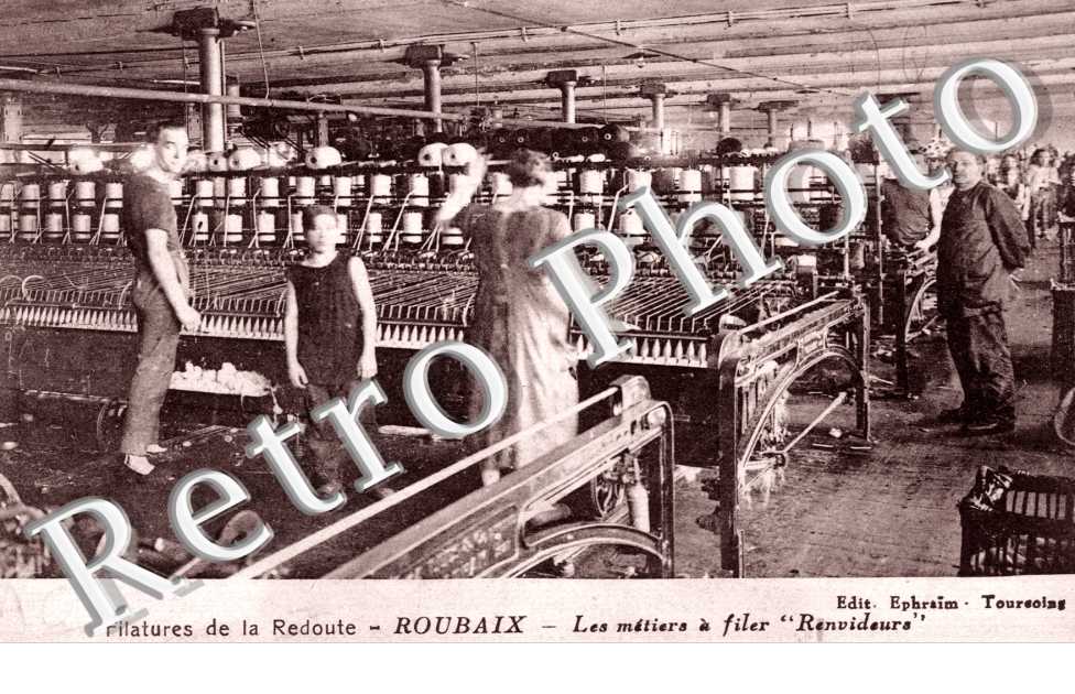 Filatures de la redoute - les metiers a filer