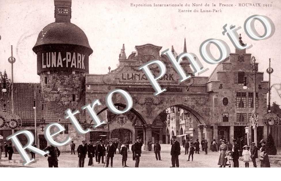 Expo internationale 1911 - Entree de Luna Park