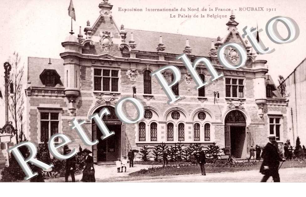 Exposition Internationale du Nord de la France - le palais de la Belgique