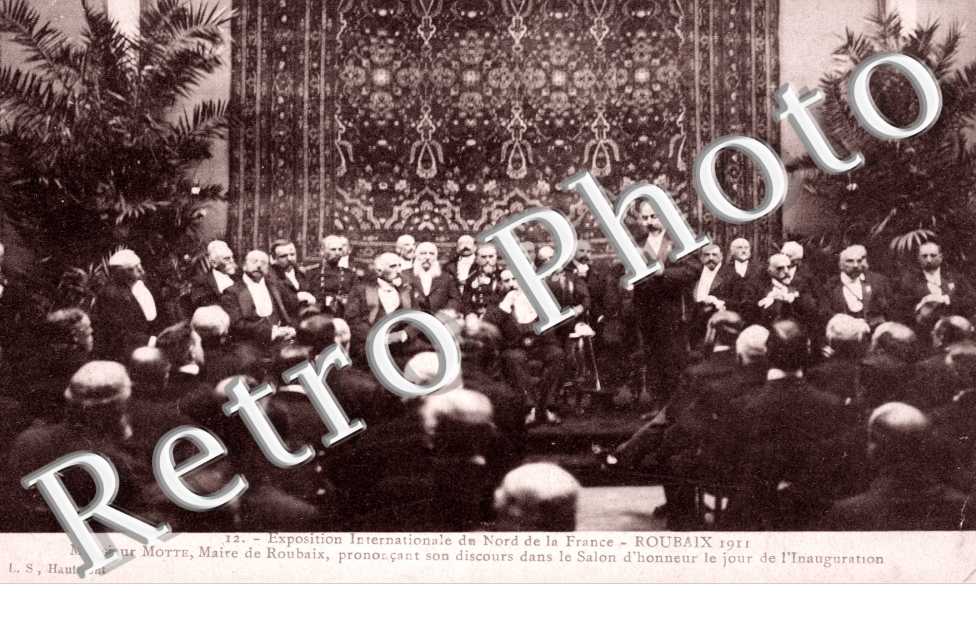 Monsieur Motte - Maire de Roubaix - exposition internationale 1911