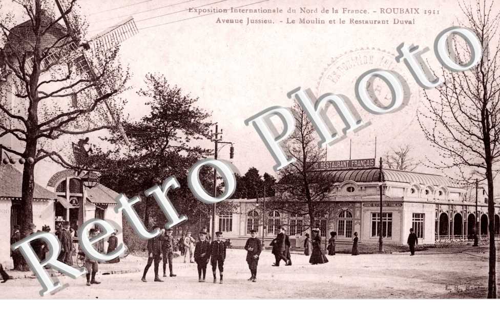 Avenue Jeussieu - moulin et restaurant Duval