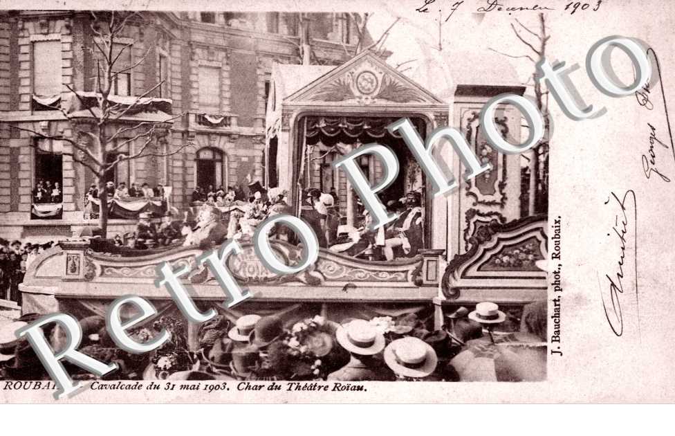 Cavalcade du 31 mai 1903 - char de theatre Roiau