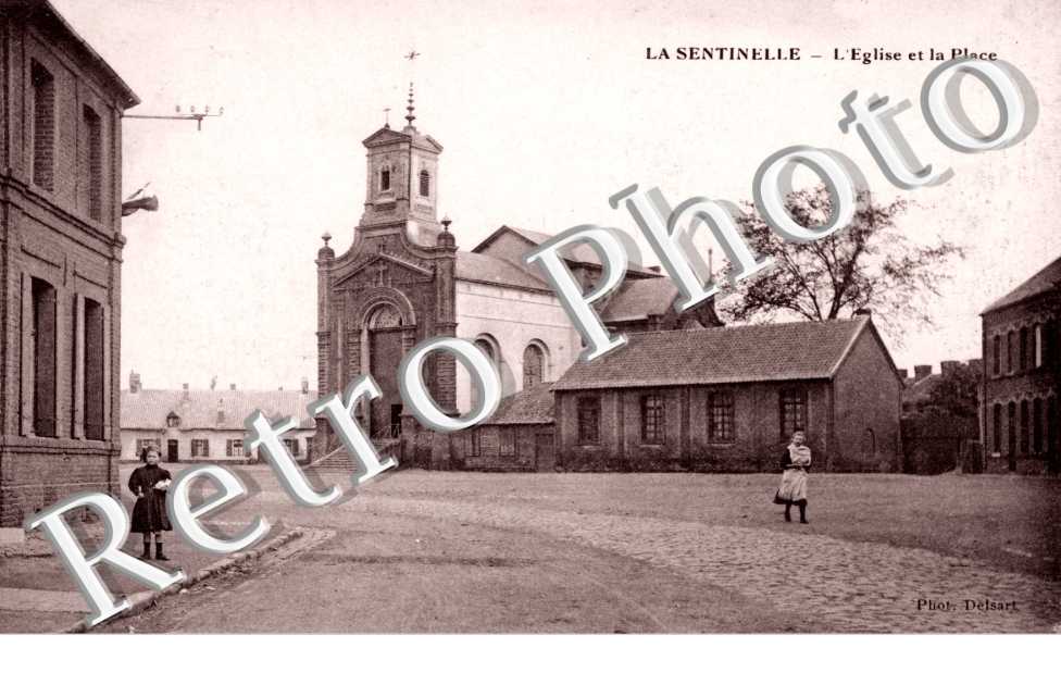 Eglise et la place