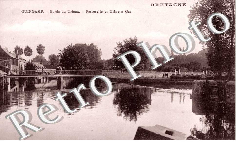 Bords du Trieux, Passrelle et Usine a Gaz