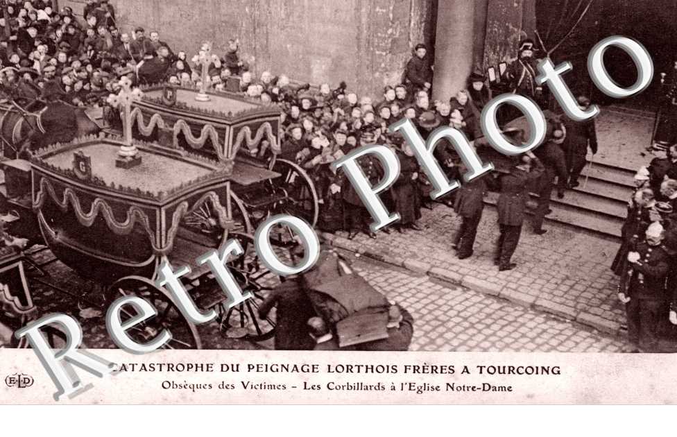 catastrophe du peignage Lorthois freres - obseques des victimes