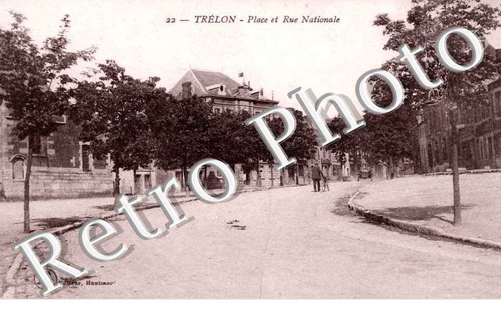 Place et rue de nationale