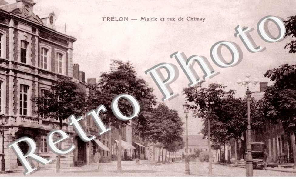 Mairie et rue de Chimay