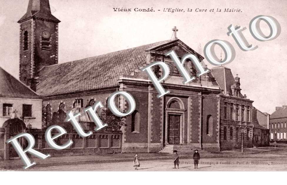 Eglise, Cure et la mairie