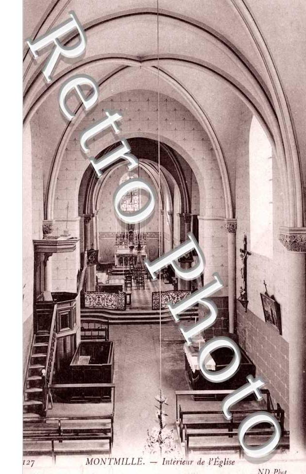 Montmille - Interieur de l'Eglise