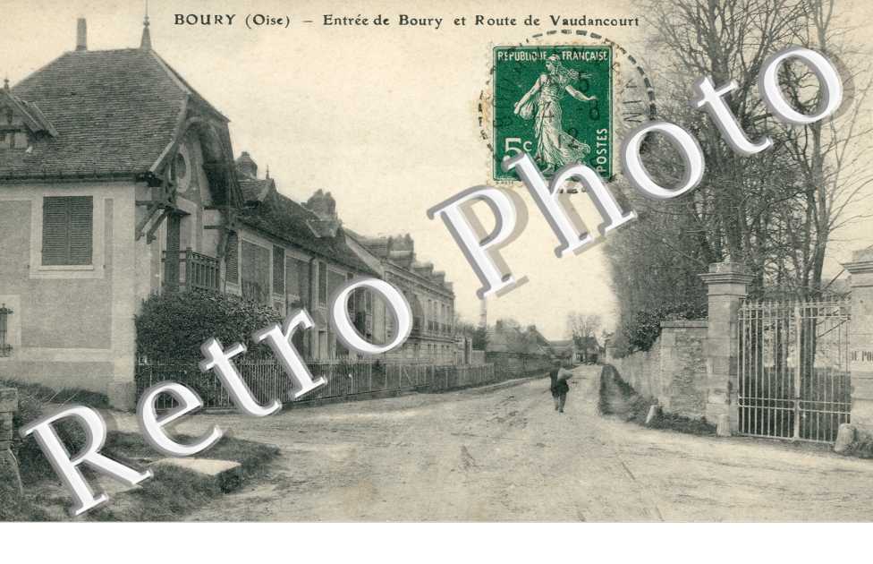 Entree de Boury et Route de Vaudancourt