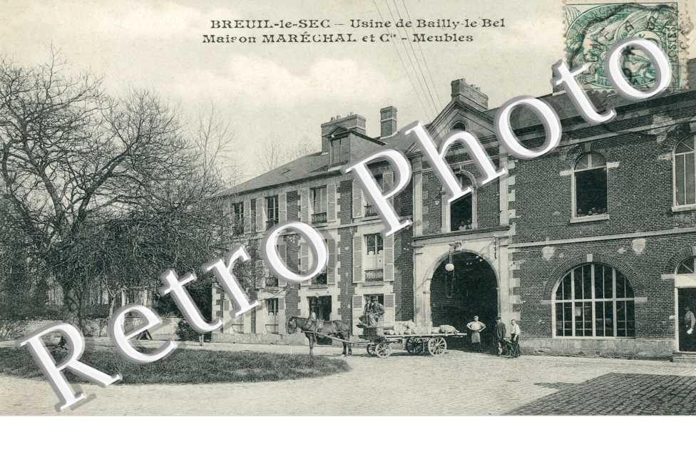 Usine de Bailly-le-Bel, Maison Marechal et Compagnie, Meubles