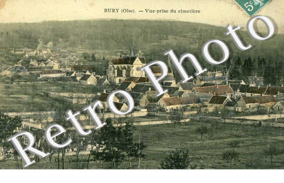 Vue prise du Cimetiere