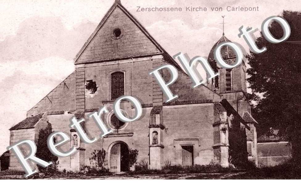 Zerschossene Kirche