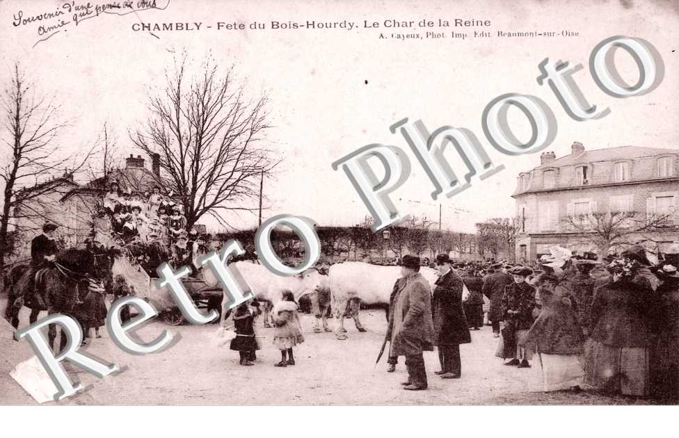 Fete du Bois-Hourdy, le Char de la Reine
