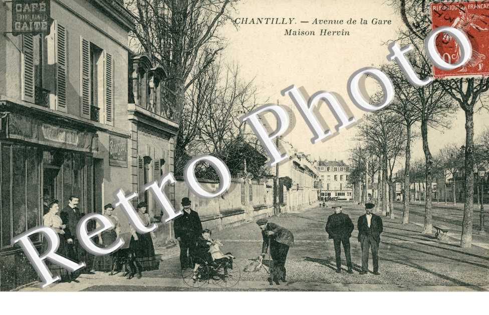Avenue de la Gare et Maison Hervin