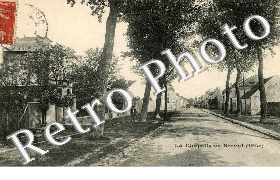 entree du pays par la route de Survilliers