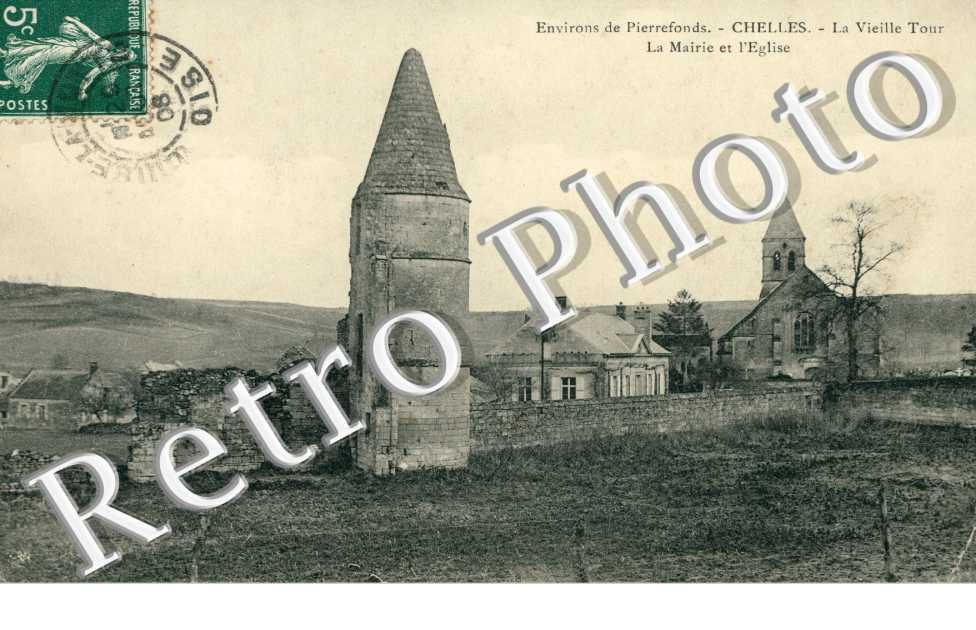 Vieille Tour, l'Eglise et la Mairie