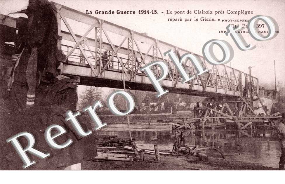 Pont repare par le Genie