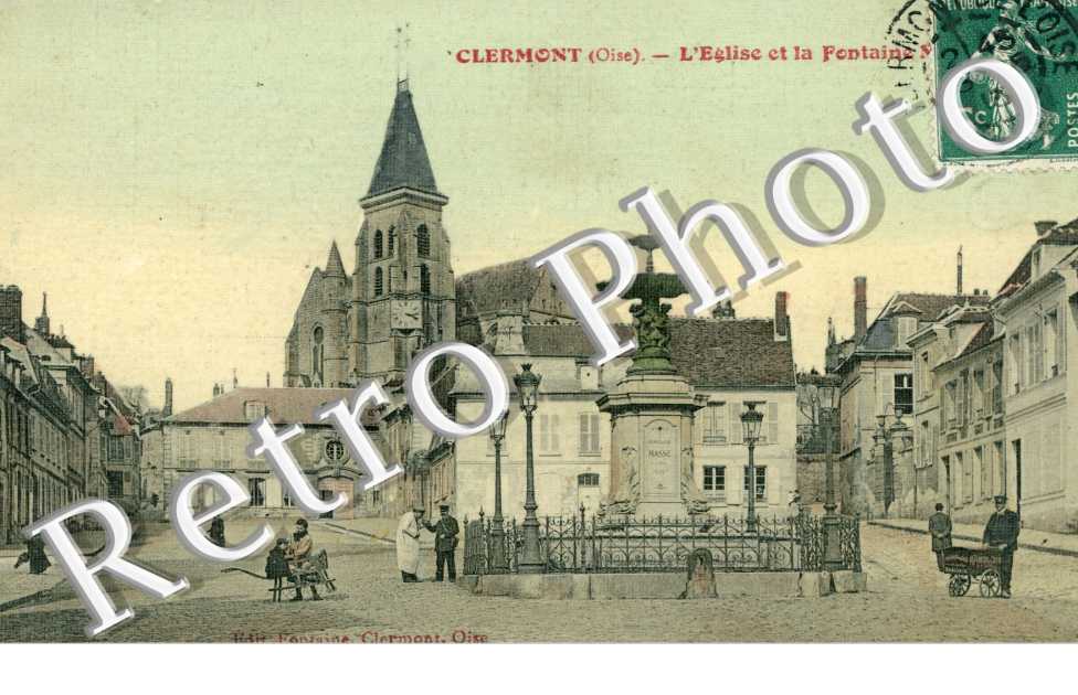 L'eglise et la fontaine