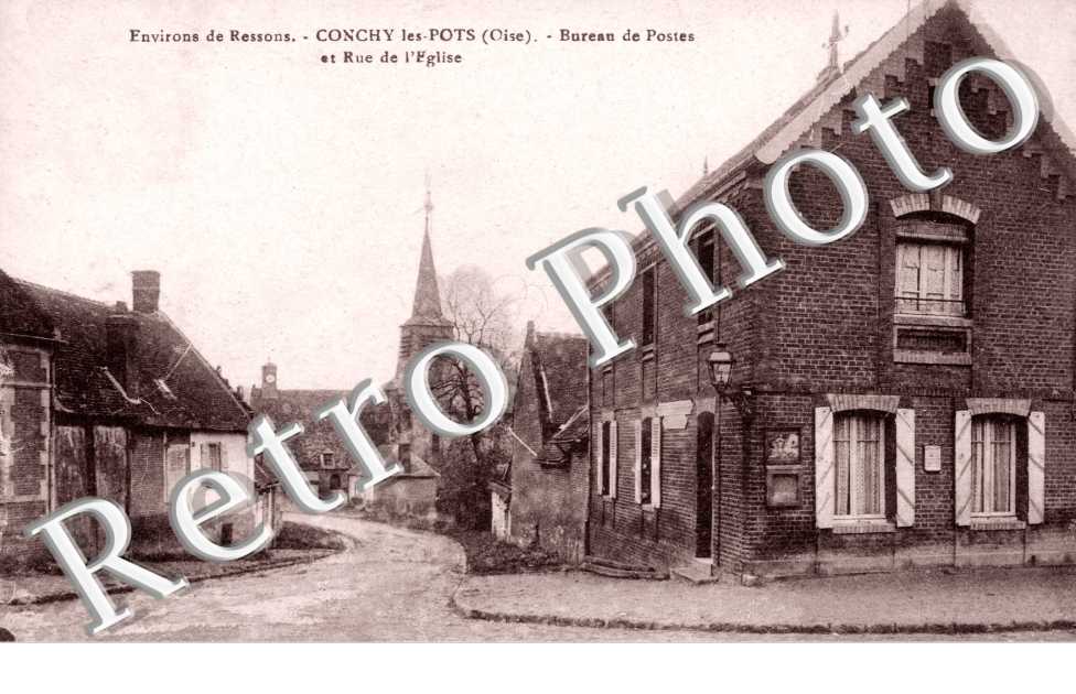 Bureau des Postes et Rue de l'Eglise