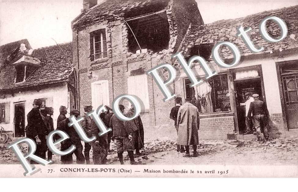 Maison Bombardée le 22 avril 1915