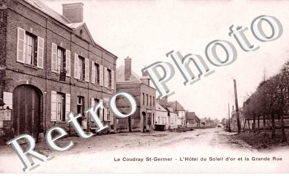 L'hotel du soleil d'or et la grande rue