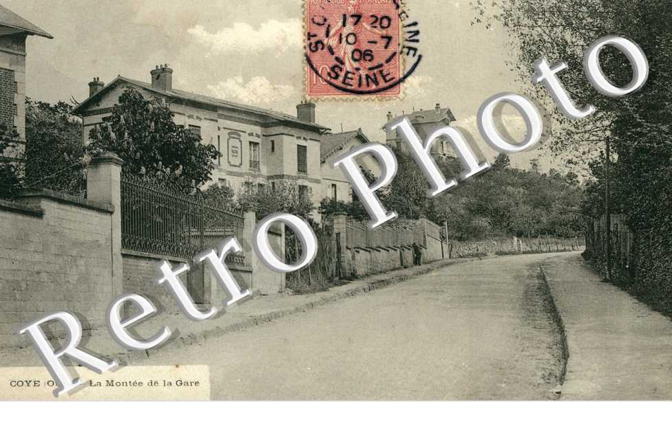 Coye-la-Foret, la Montee de la Gare