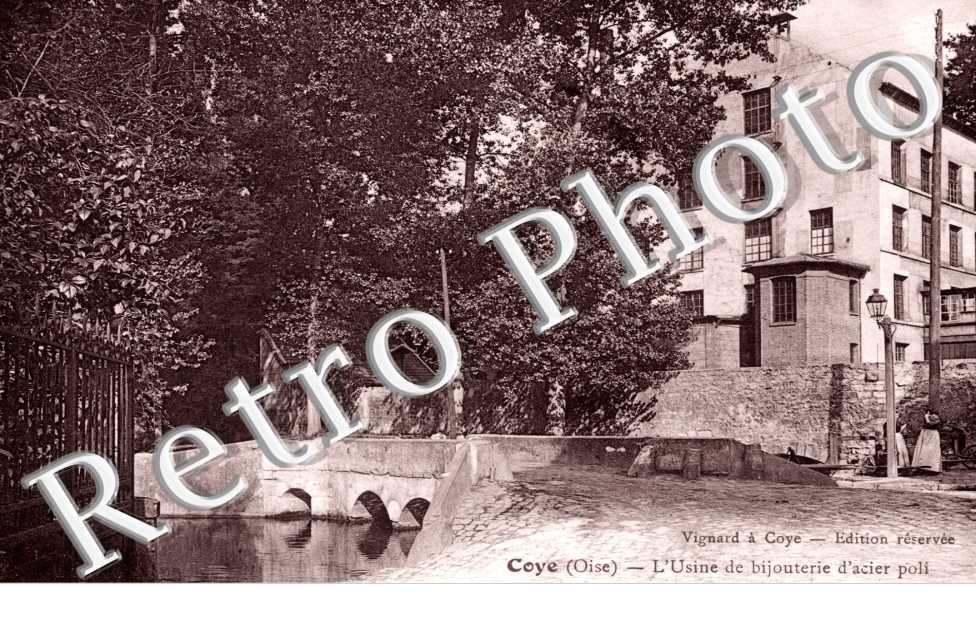 Coye-la-Foret, l'Usine de Bijouterie d'acier poli