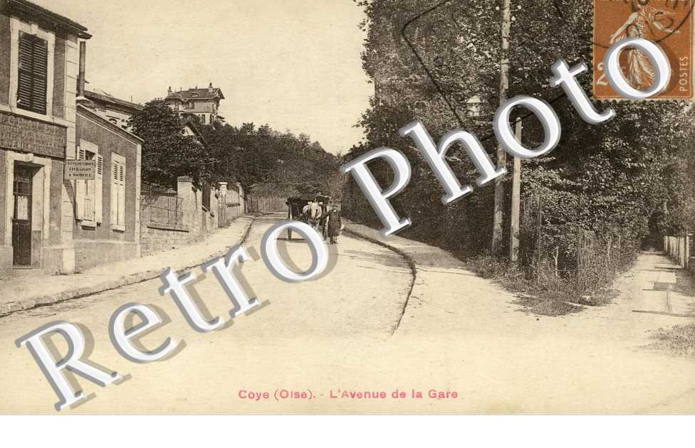 Coye-la-Foret, l'Avenue  de la Gare
