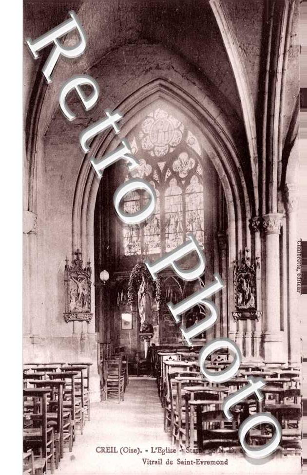 l'eglise Vitrail de Saint Evremond