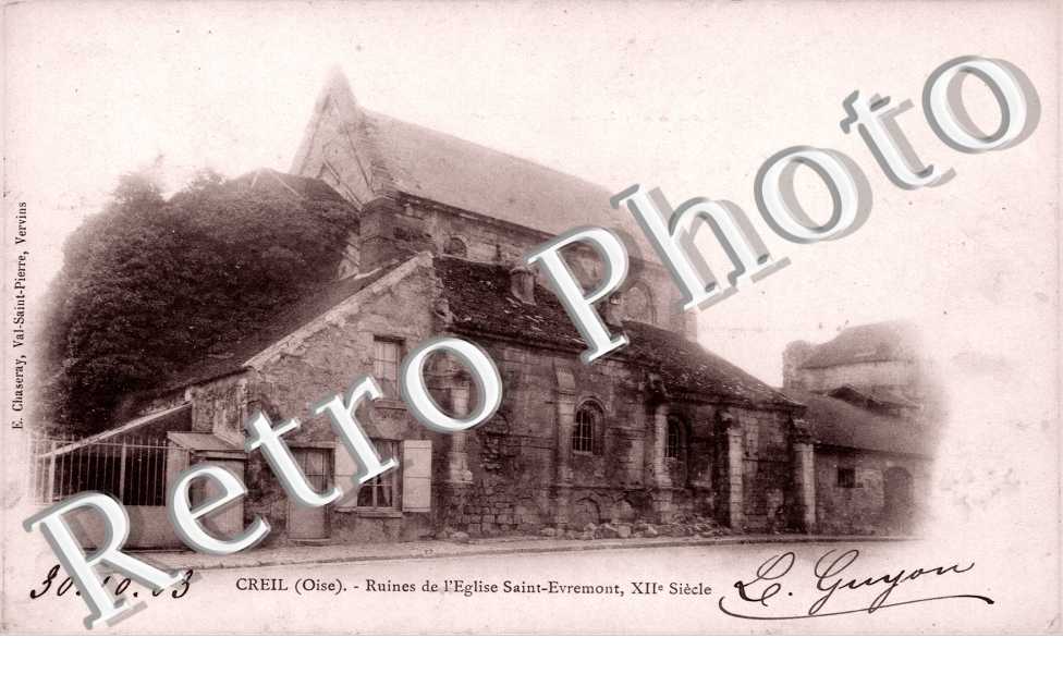 ruines de l'eglise de Saint-Evremont