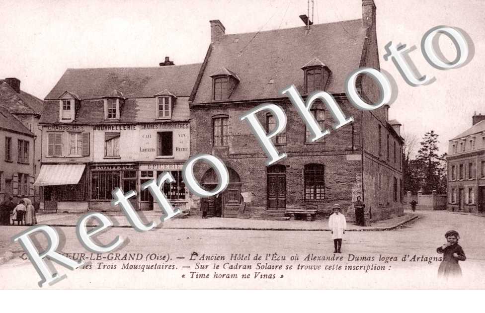 l'Ancien Hotel de l'Ecu ou Alexandre Dumas logea d'Artagnan et les Trois Mousquetaires