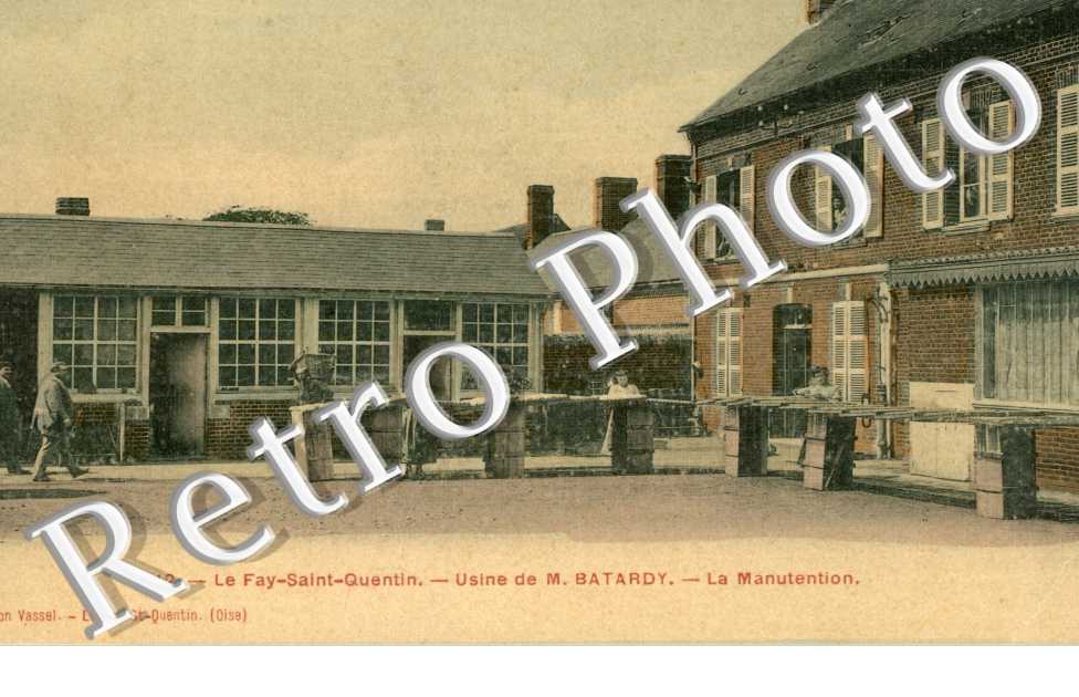 Usine de M. Batardy, la manutention