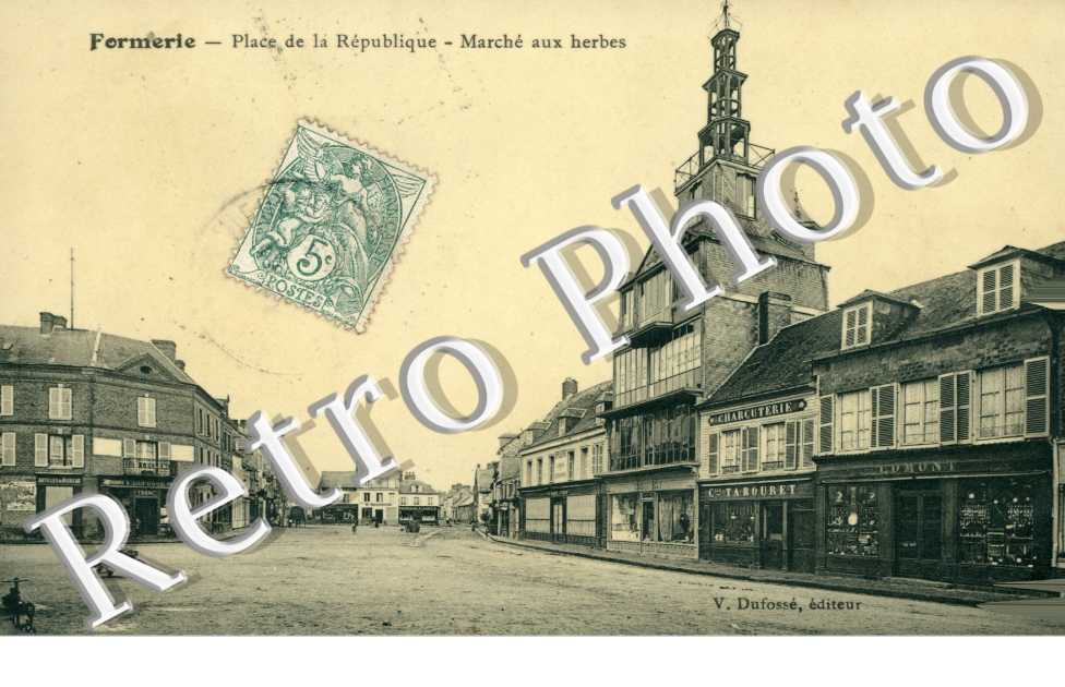 place de la Republique, marche aux herbes