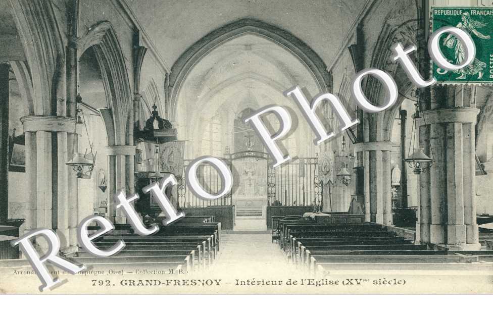 interieur de l' eglise (XVe siecle)