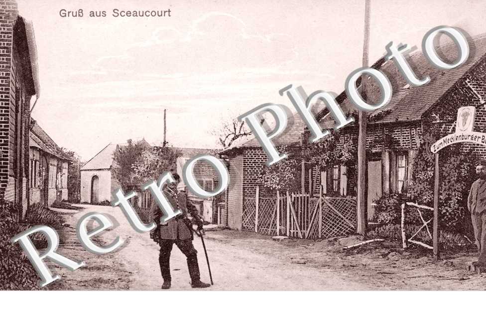 Gruss aus Sceaucourt  - Militaires allemands