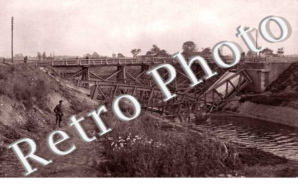 Photo du pont detruit