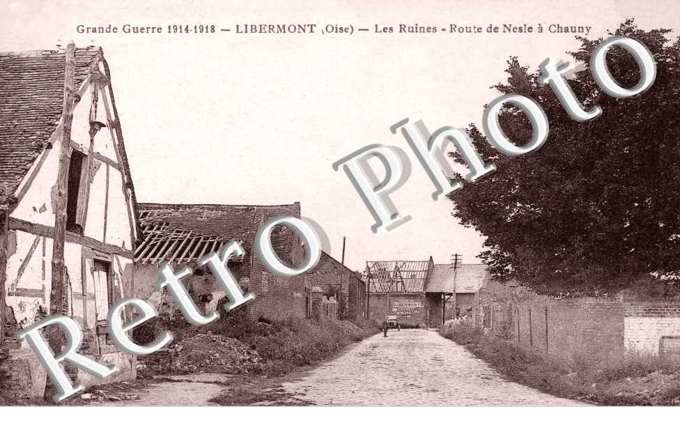 Route de nesle à Chauny - Les Ruines