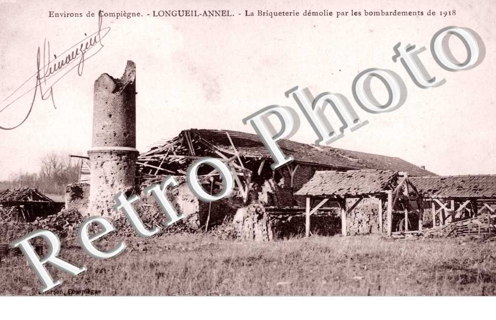 La Briqueterie démolie par les bombardements