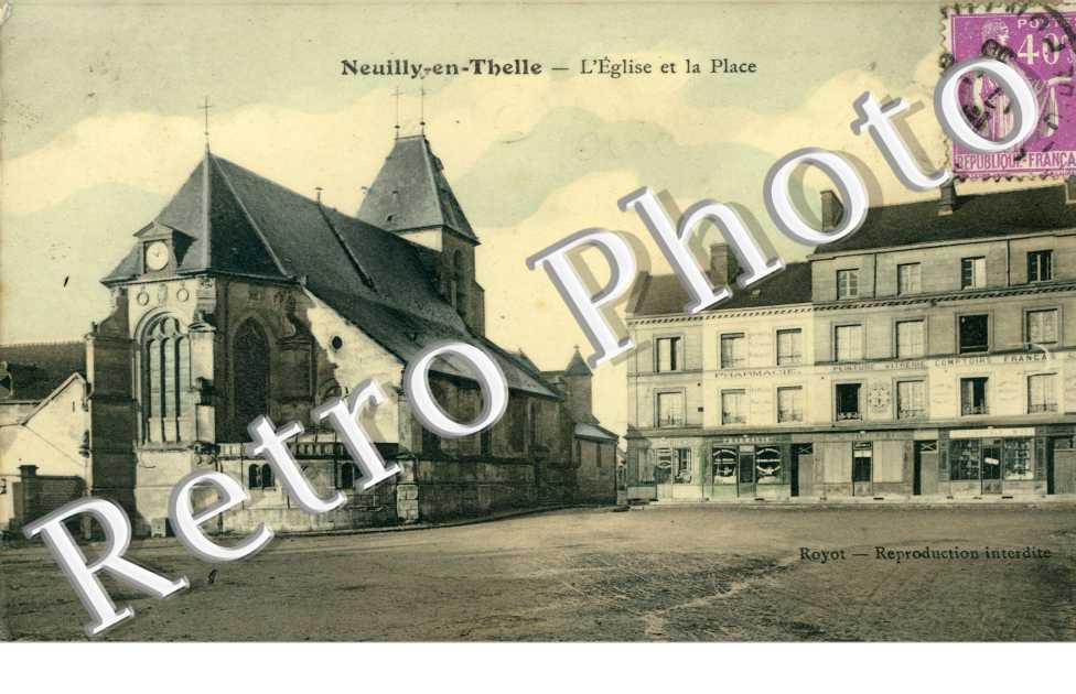 l' eglise et la place
